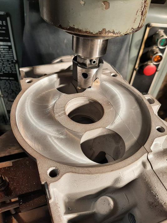 Rotary Valve RV case machining